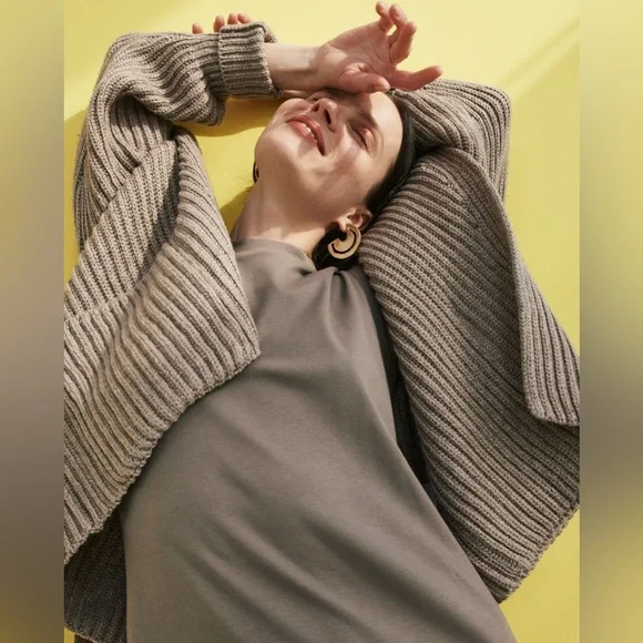 MM Lafleur Pebble Brown Sleeveless Lou Midi Dress XS - Picture 15 of 15